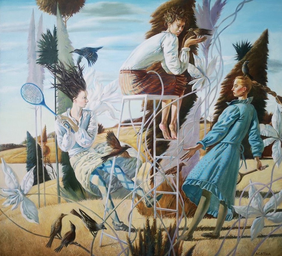 8 Birds - 1, Agatha Belaya , Buy the painting Oil
