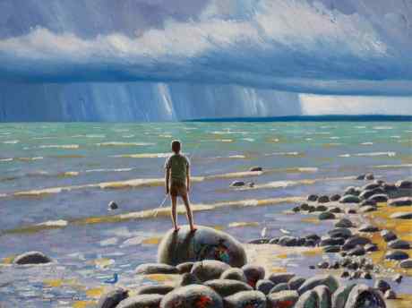 Seeing off the storm