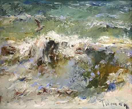 Seagull. Sea