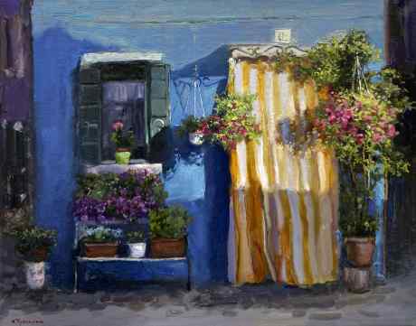 Burano. A Blooming Corner