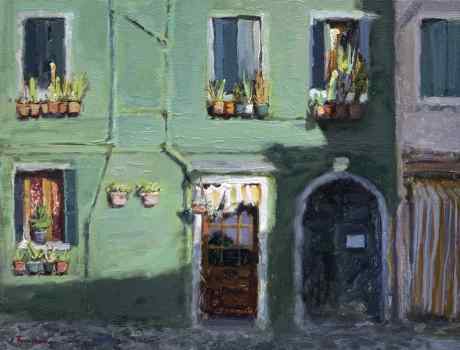 Burano. Flowers and Shadows.