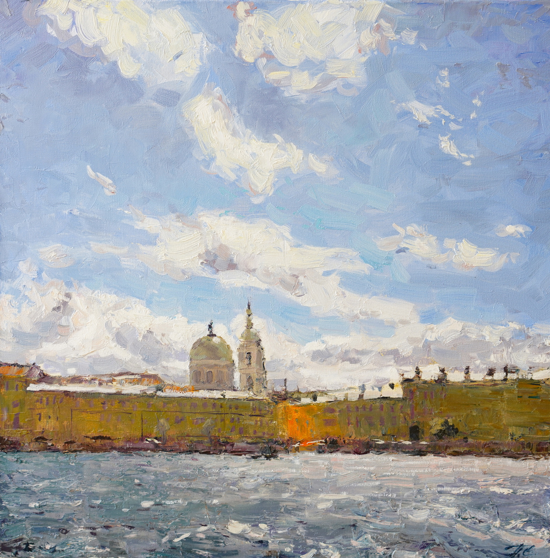 Peter. Windy Day - 1, Sergei Prokhorov, Buy the painting Oil