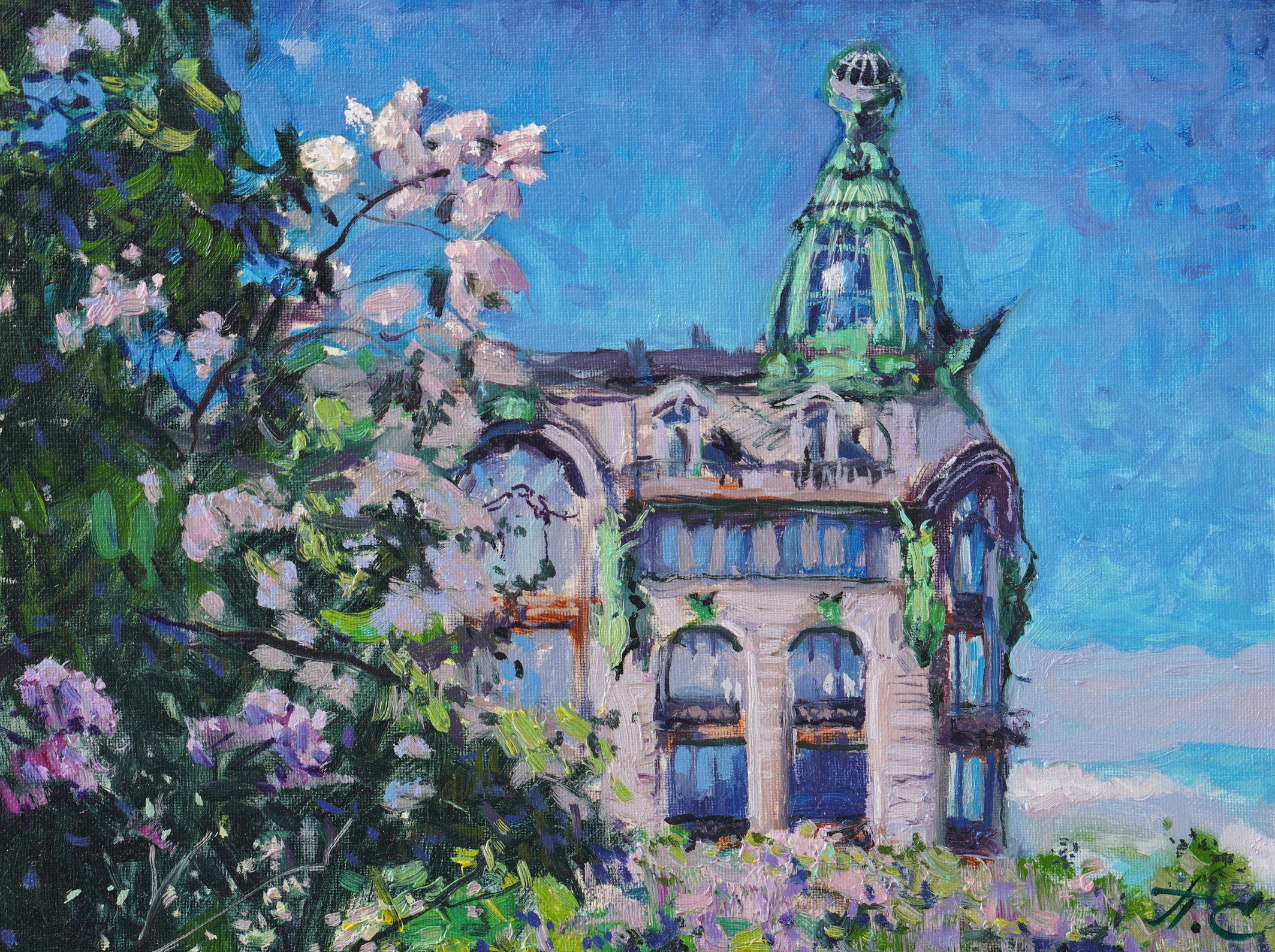 Lilac On Nevsky - 1, Sergei Prokhorov, Buy the painting Oil
