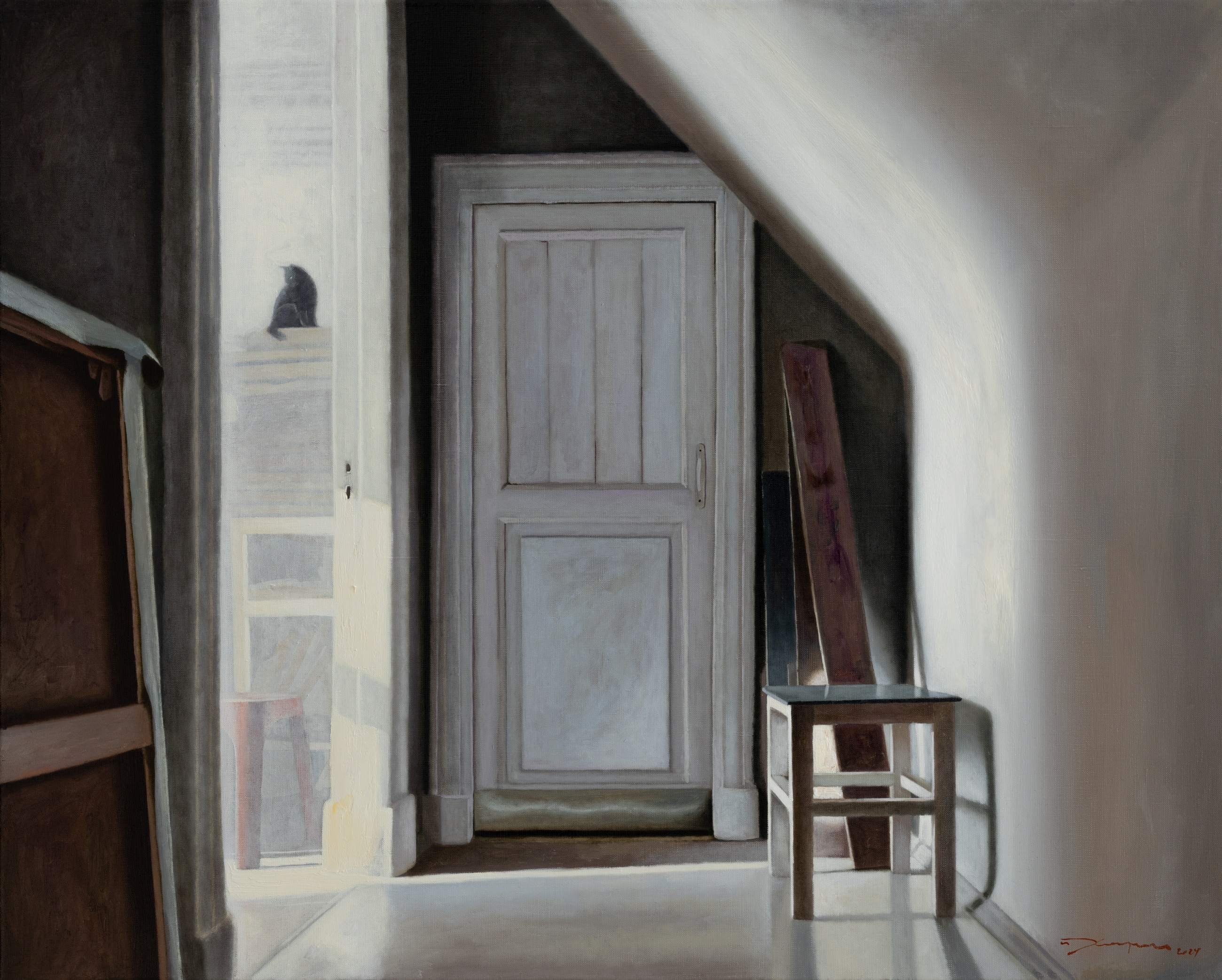 Morning in the Workshop - 1, Ilya Khokhrin, Buy the painting Oil