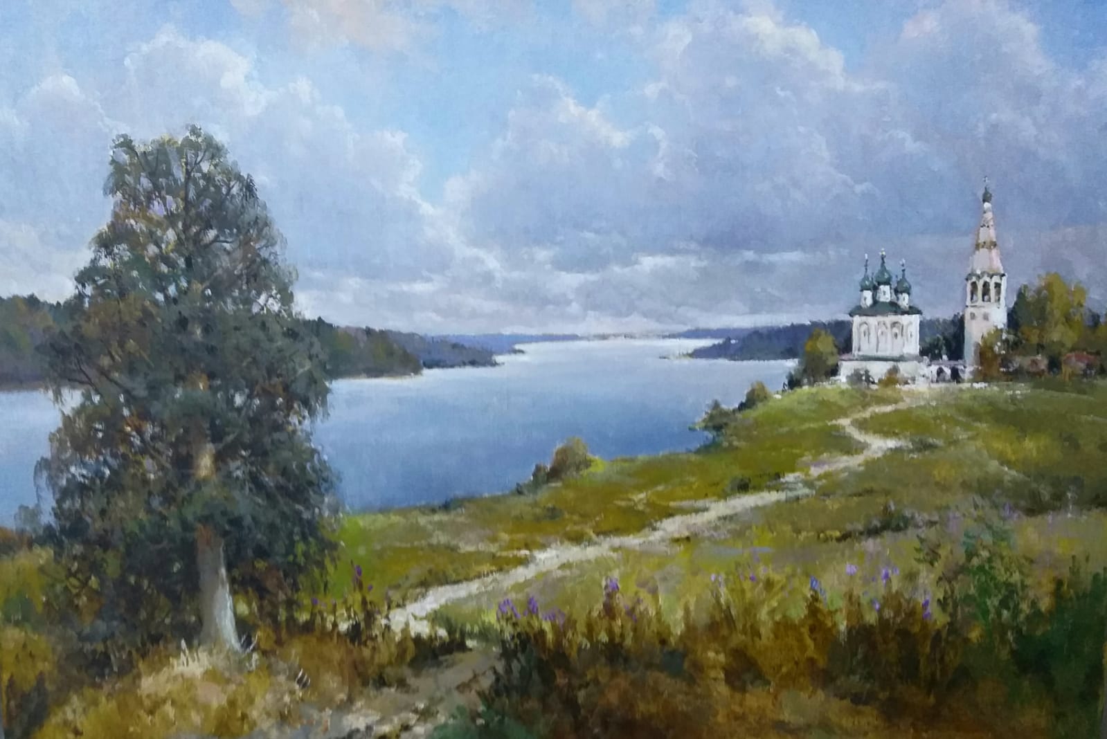 The Road to the Temple - 1, Alexander Kremer, Buy the painting Oil