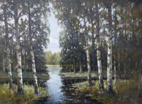 Birches by the River
