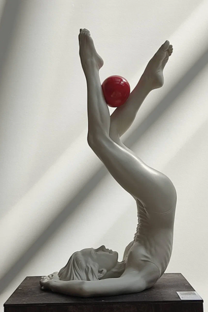 Gymnast With A Ball