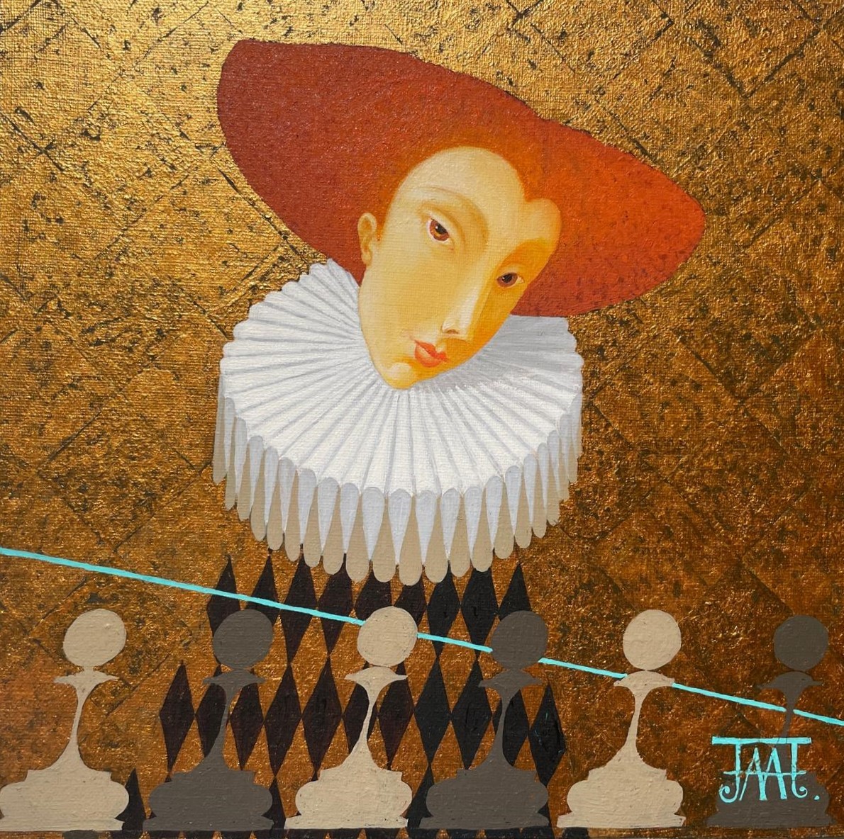 The Queen's Move - 1, Alla Lipatova, Buy the painting Oil