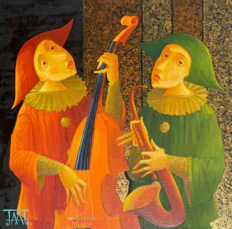 The Harlequin Duo I