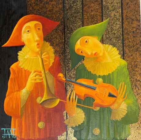 The Harlequin Duo I