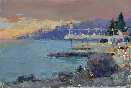 Massandra Beach in the Evening