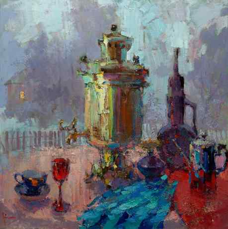 A Glass of Tea in the Cold