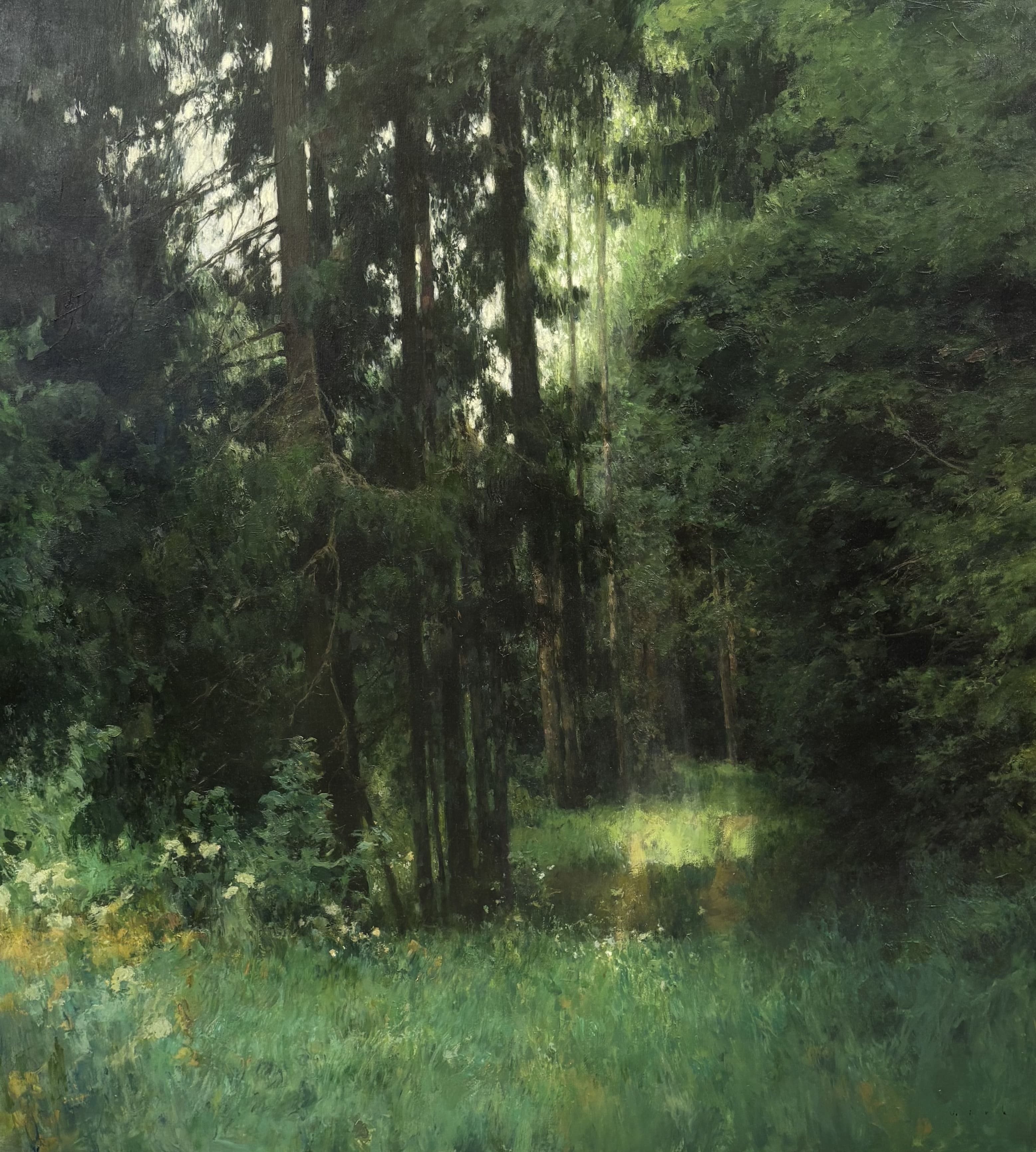 In the green forest - 1, Vladimir Kirillov, Buy the painting Oil