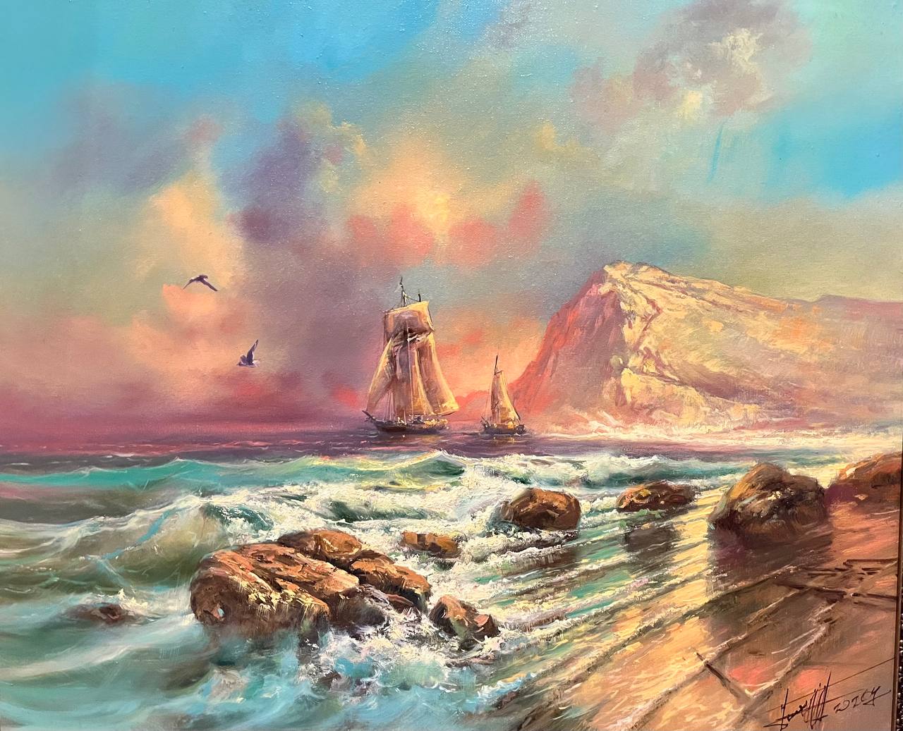 At Sea - 1, Dmitry Balakhonov, Buy the painting Oil