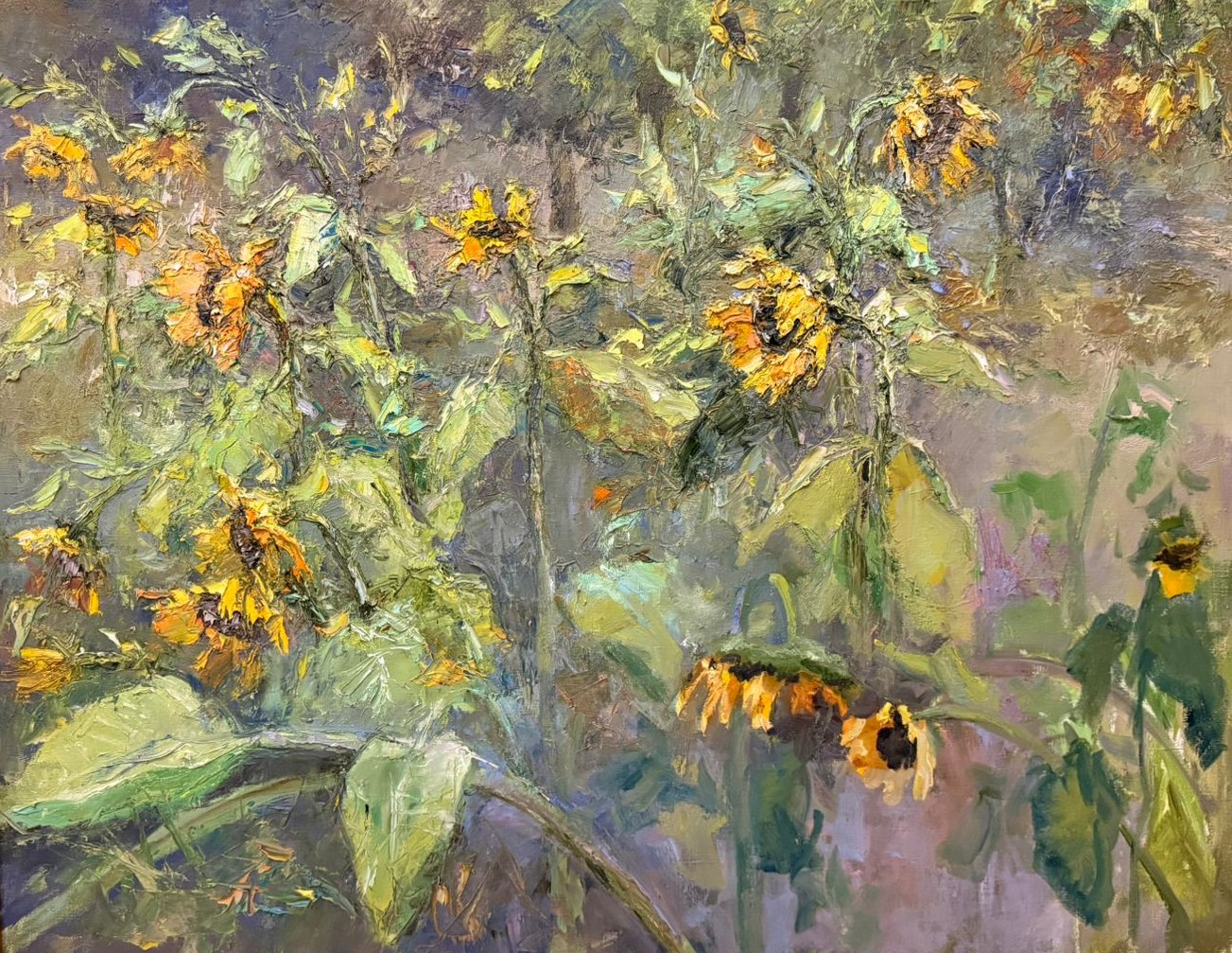 Sunflowers IV - 1, Tuman Zhumabaev, Buy the painting Oil