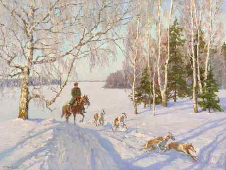 Hunting with greyhounds