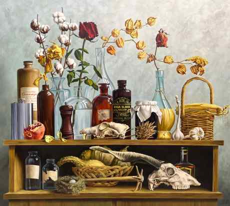 Still life with a Skull