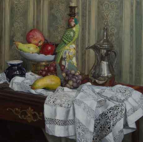 Still Life with a Parrot