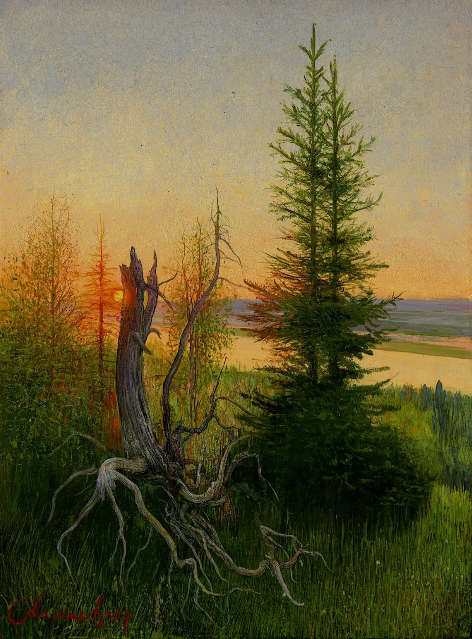 Polar Night - 1, Andrey Mamaev, Buy the painting Oil