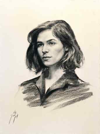 The girl with the short haircut (portrait to order)