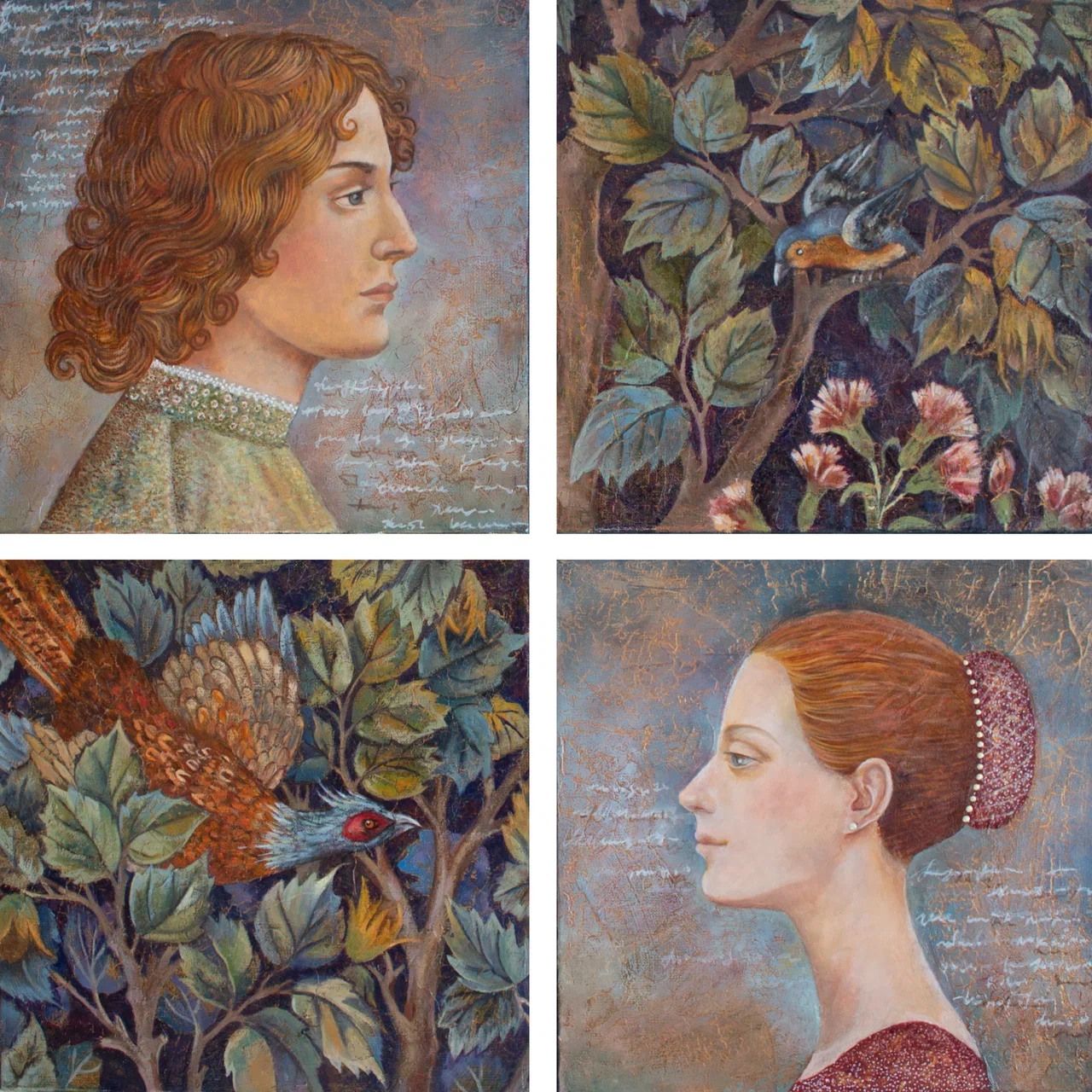 A whisper in the leaves - 1, Anastasia Mirre, Buy the painting Oil