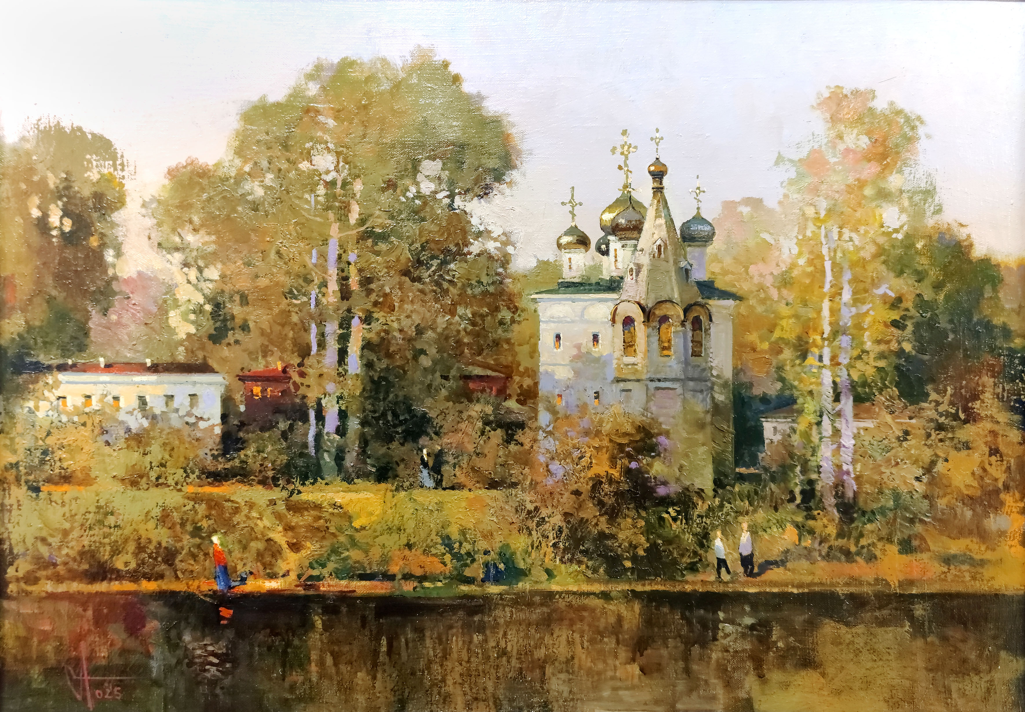 A quiet evening. Vologda. - 1, Alexander Savin, Buy the painting Oil