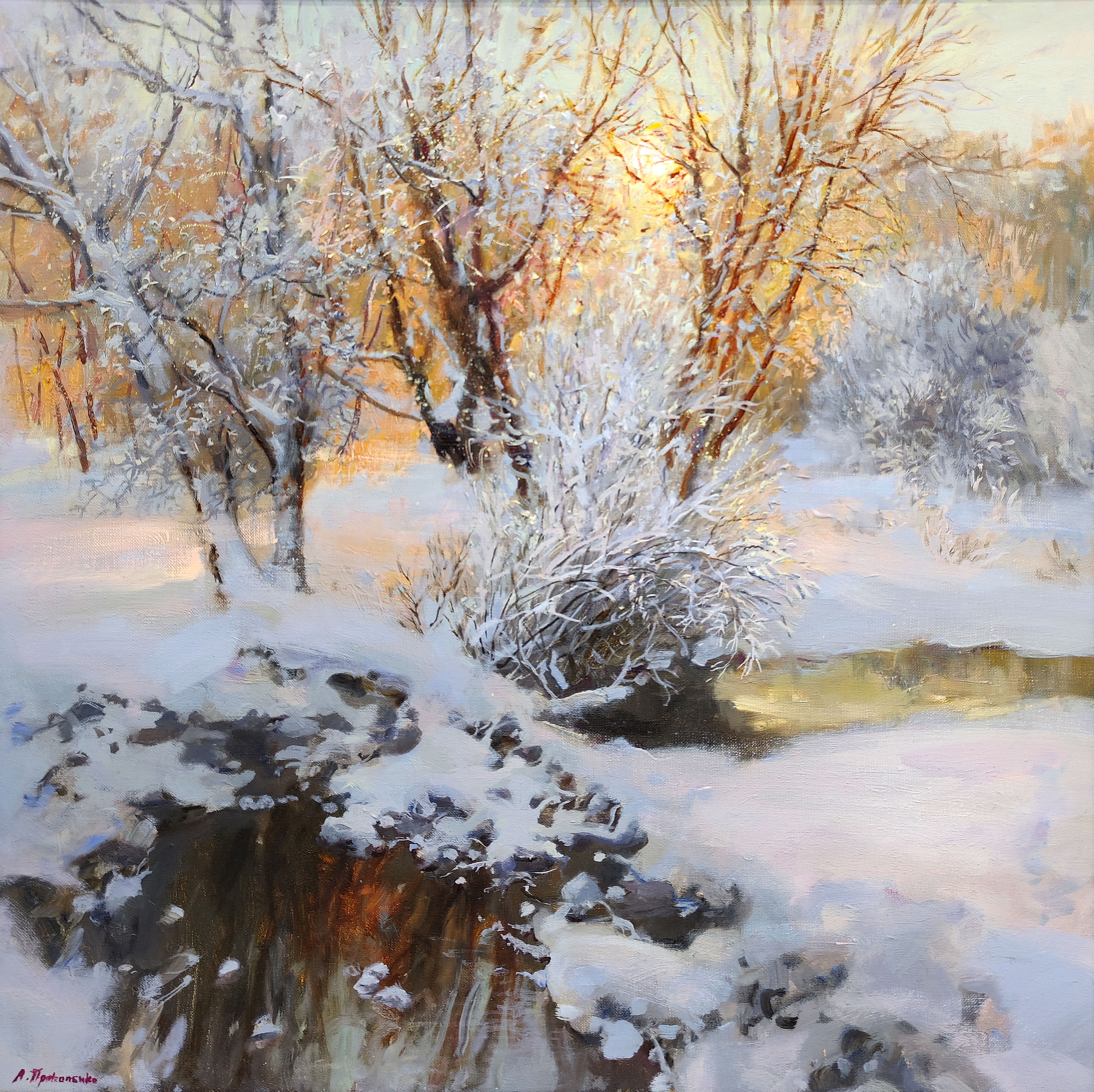 Golden Morning - 1, Alexander Prokopenko, Buy the painting Oil