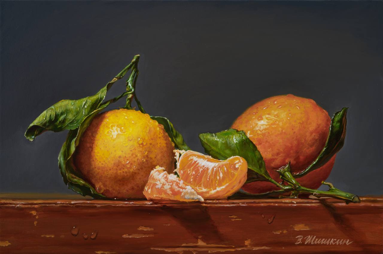 Tangerines - 1, Valery Shishkin, Buy the painting Oil