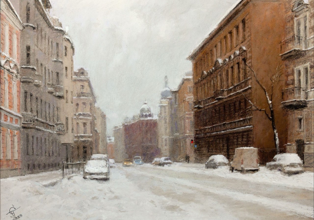 Radishchev St. - 1, Sergey Oussik, Buy the painting Pastel
