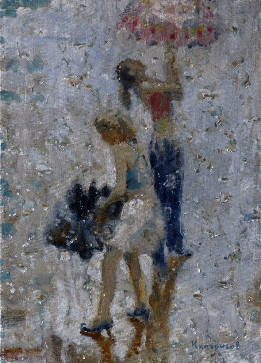 Umbrellas II - 1, Leonid Kiparisov, Buy the painting Oil
