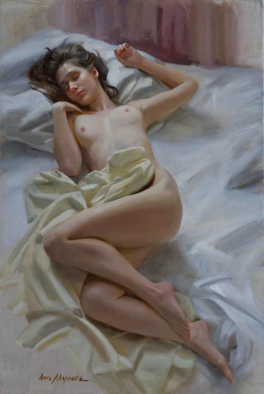Before Waking Up - 1, Anna Marinova, Buy the painting Oil