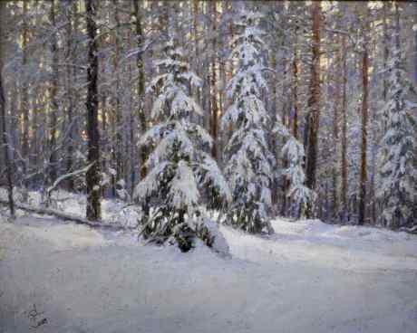 In Winter in the Forest