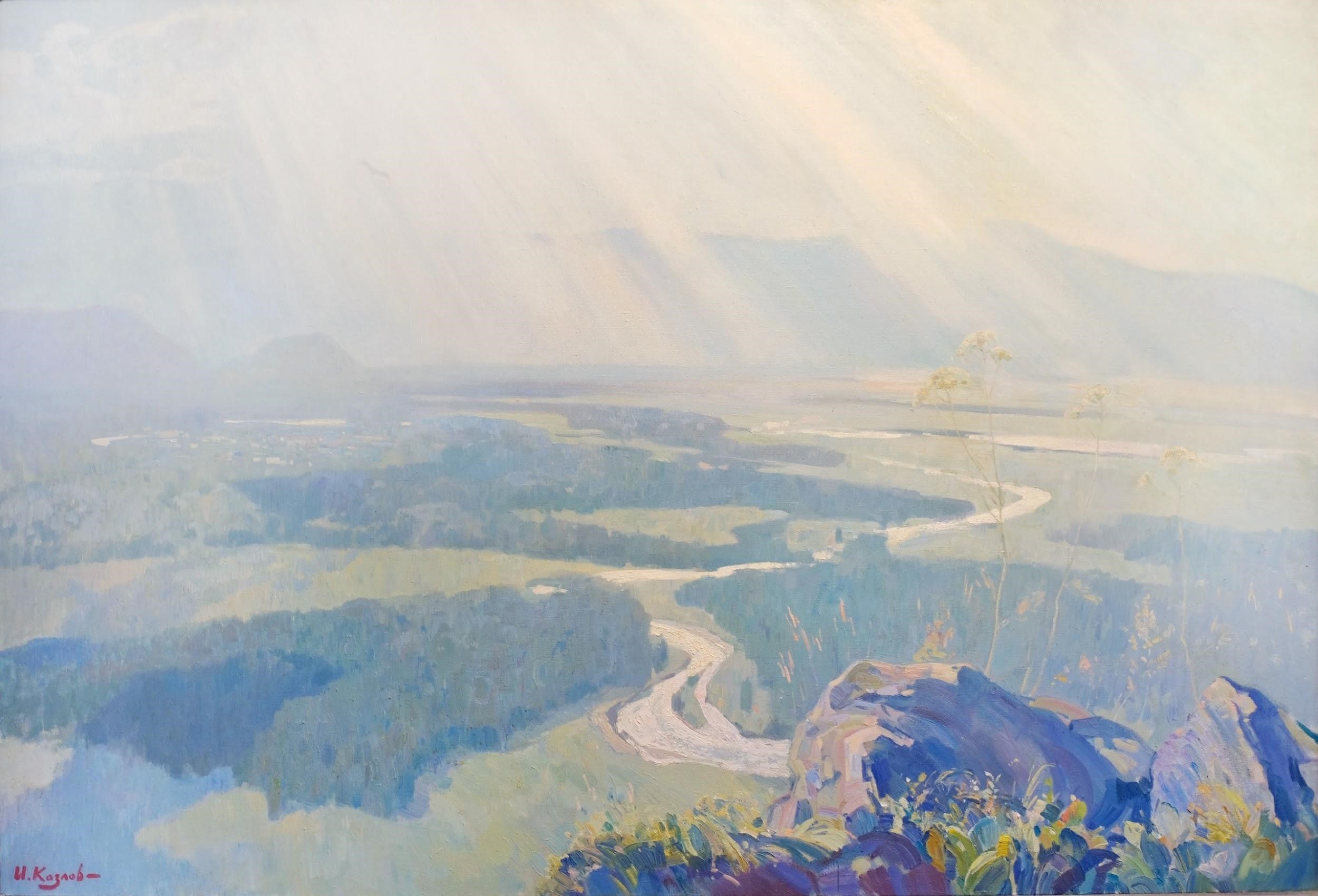 The bright distances of Altai - 1, , Buy the painting Oil