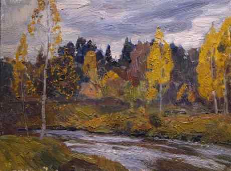 Autumn on the Oredezh River