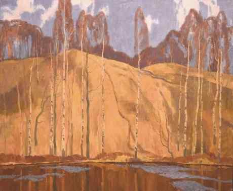 Spring on the hills. Pargolovo