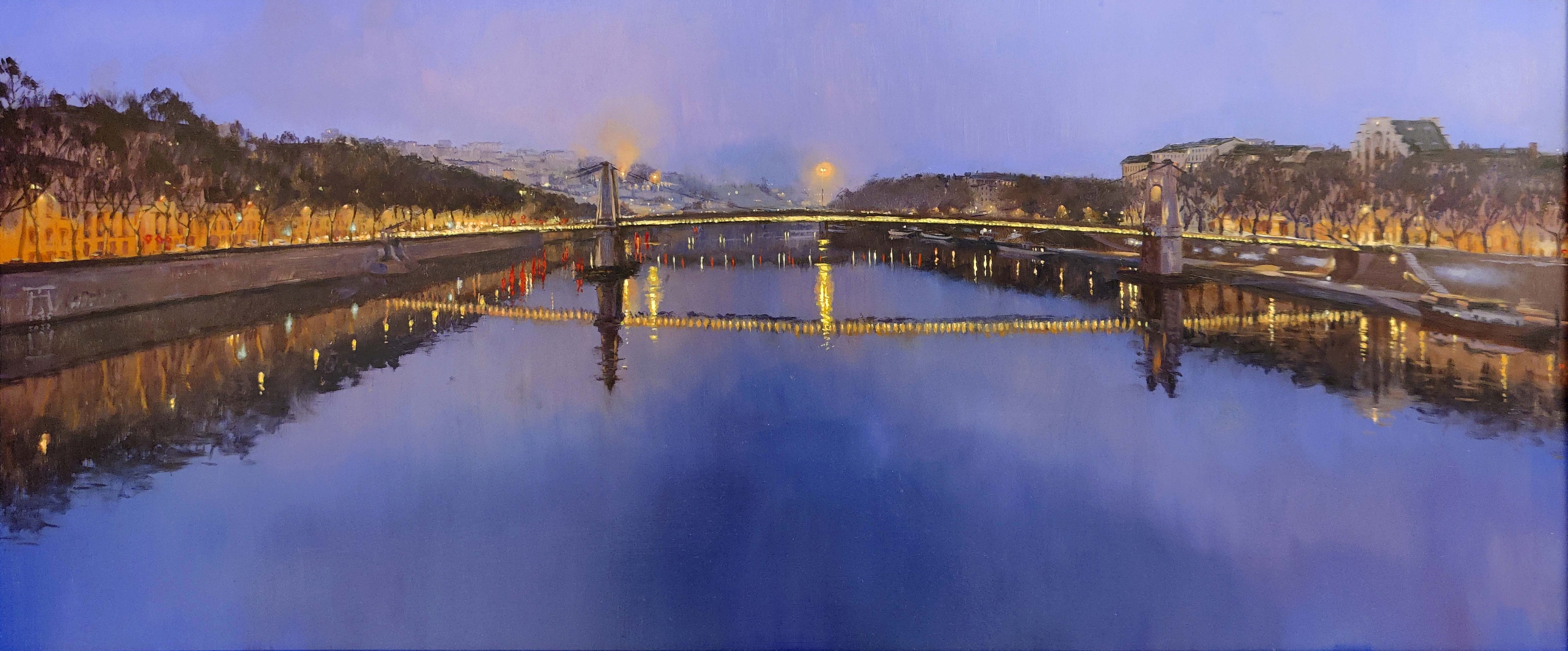 Lyon twilight - 1, Anastasia S. Tessina, Buy the painting Oil