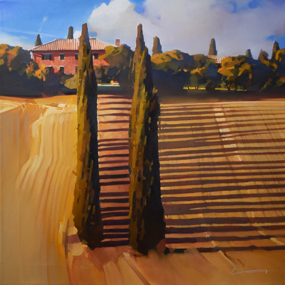 The alley - 1, Alexey Chernigin, Buy the painting Oil