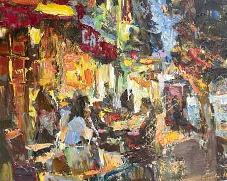 The Evening Streets of Paris