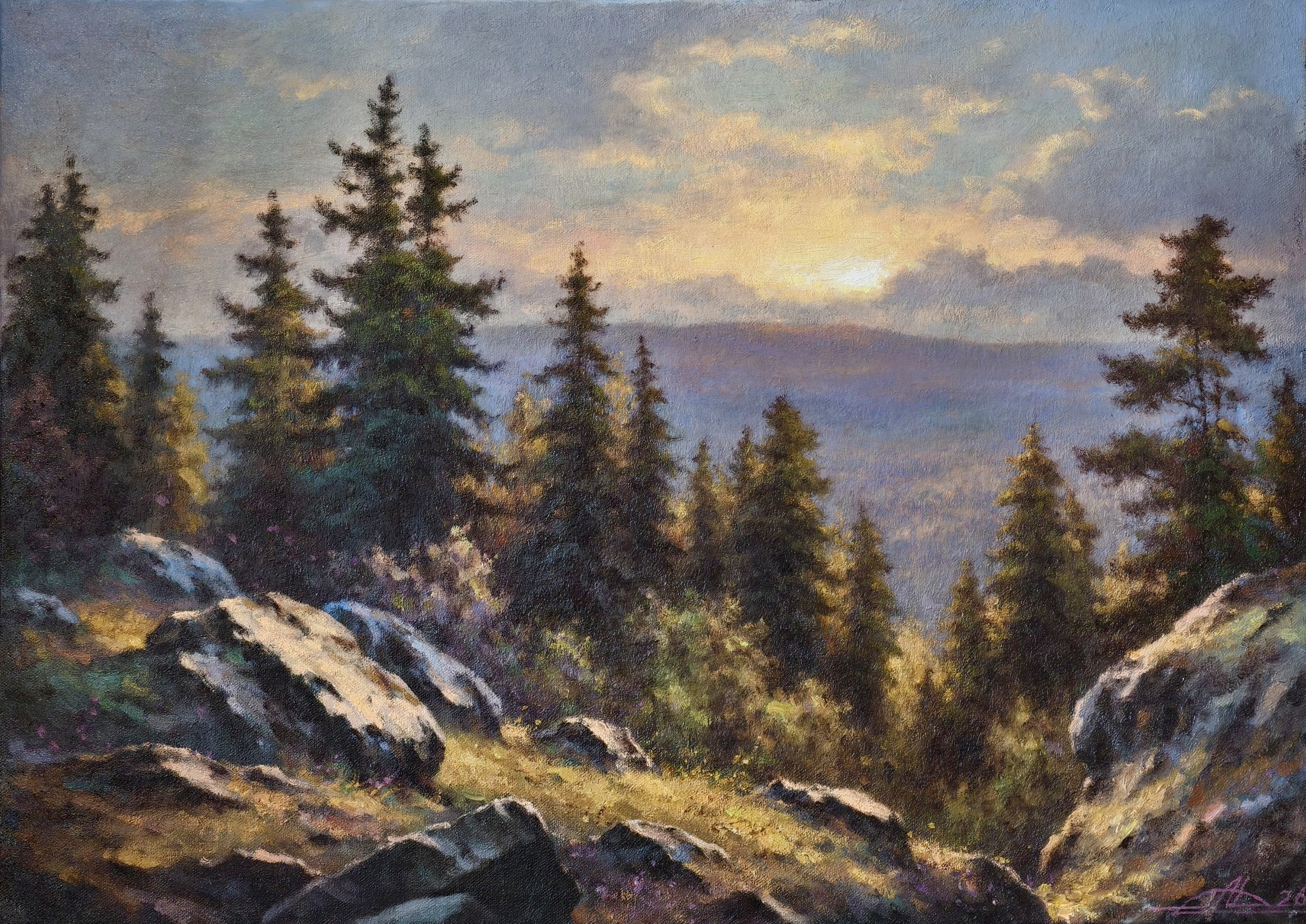 Evening - 1, , Buy the painting Oil