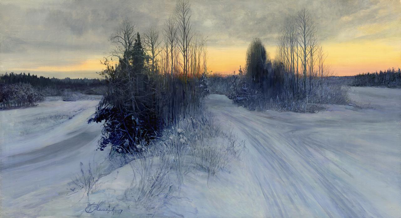 The road to the night - 1, Andrey Mamaev, Buy the painting Oil