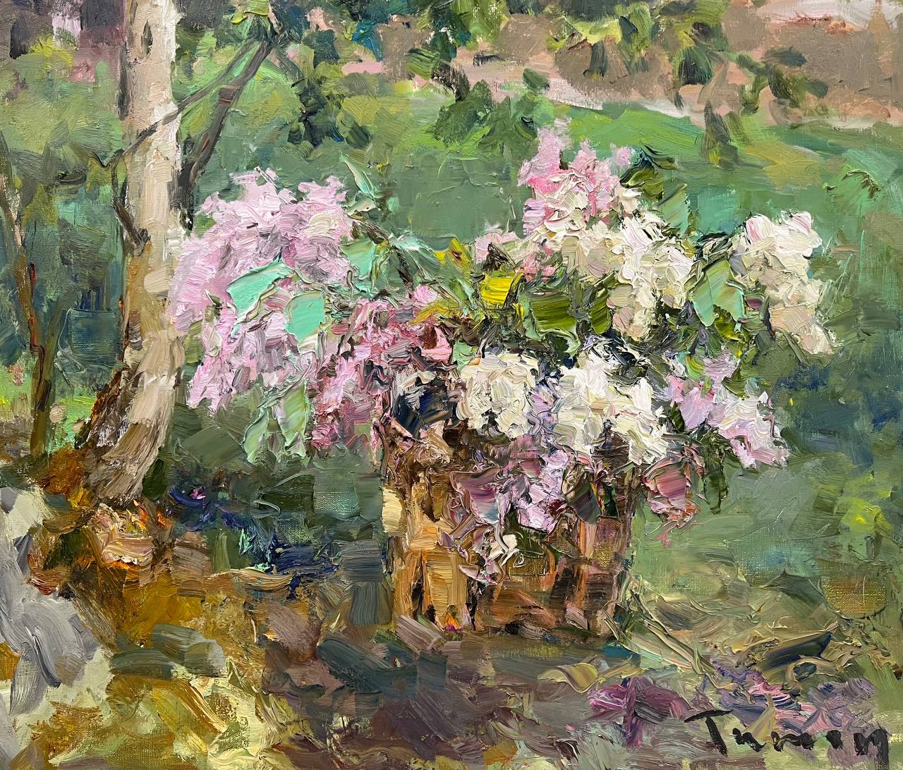 Under the Birch Tree - 1, Tuman Zhumabaev, Buy the painting Oil