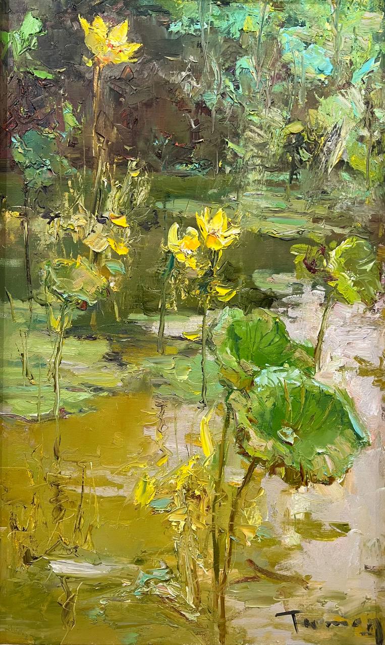 Lotus No. 8 - 1, Tuman Zhumabaev, Buy the painting Oil
