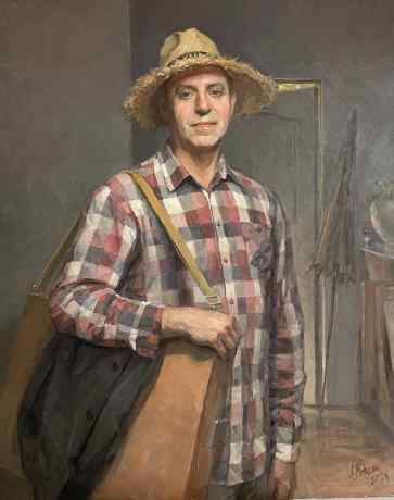 Portrait of the Artist V. Smakovsky