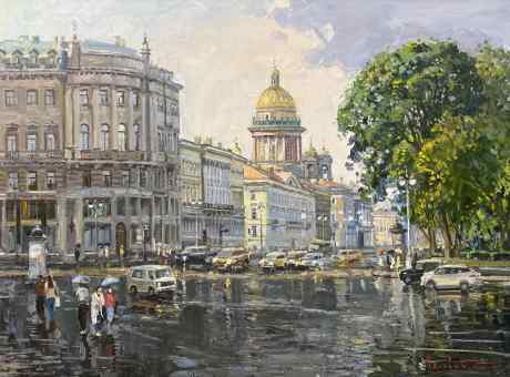 After the rain. St. Petersburg
