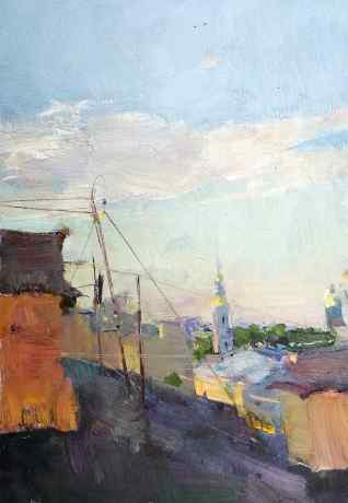 Above St. Nicholas Cathedral