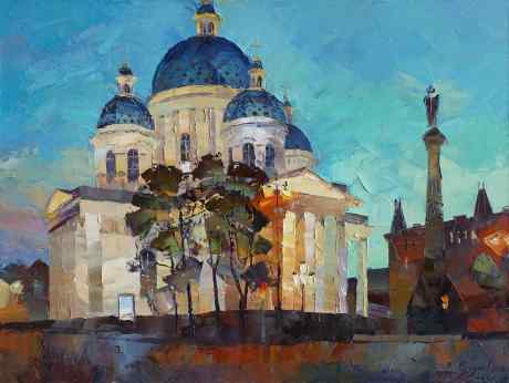 May evening at Trinity Cathedral