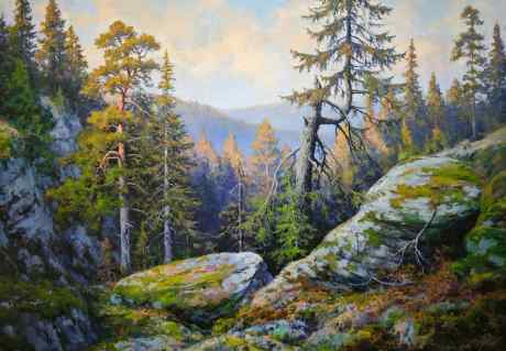 Evening in the mountains