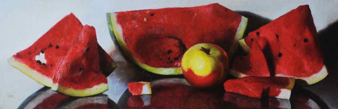 Still life with Watermelons
