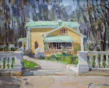 A spring day. Arkhangelskoye