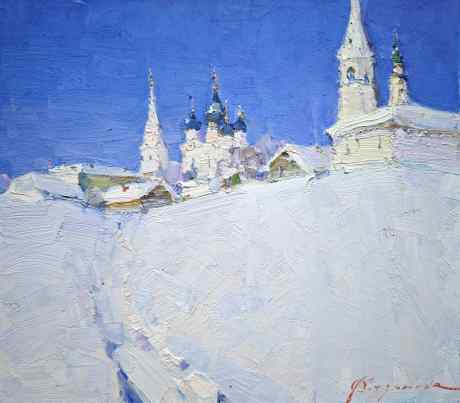 A frosty day. Suzdal